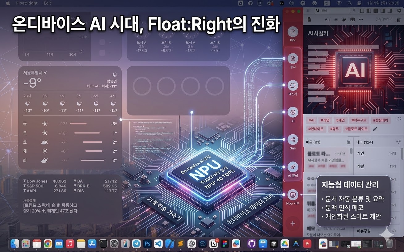 온디바이스 AI 시대, Float:Right의 진화