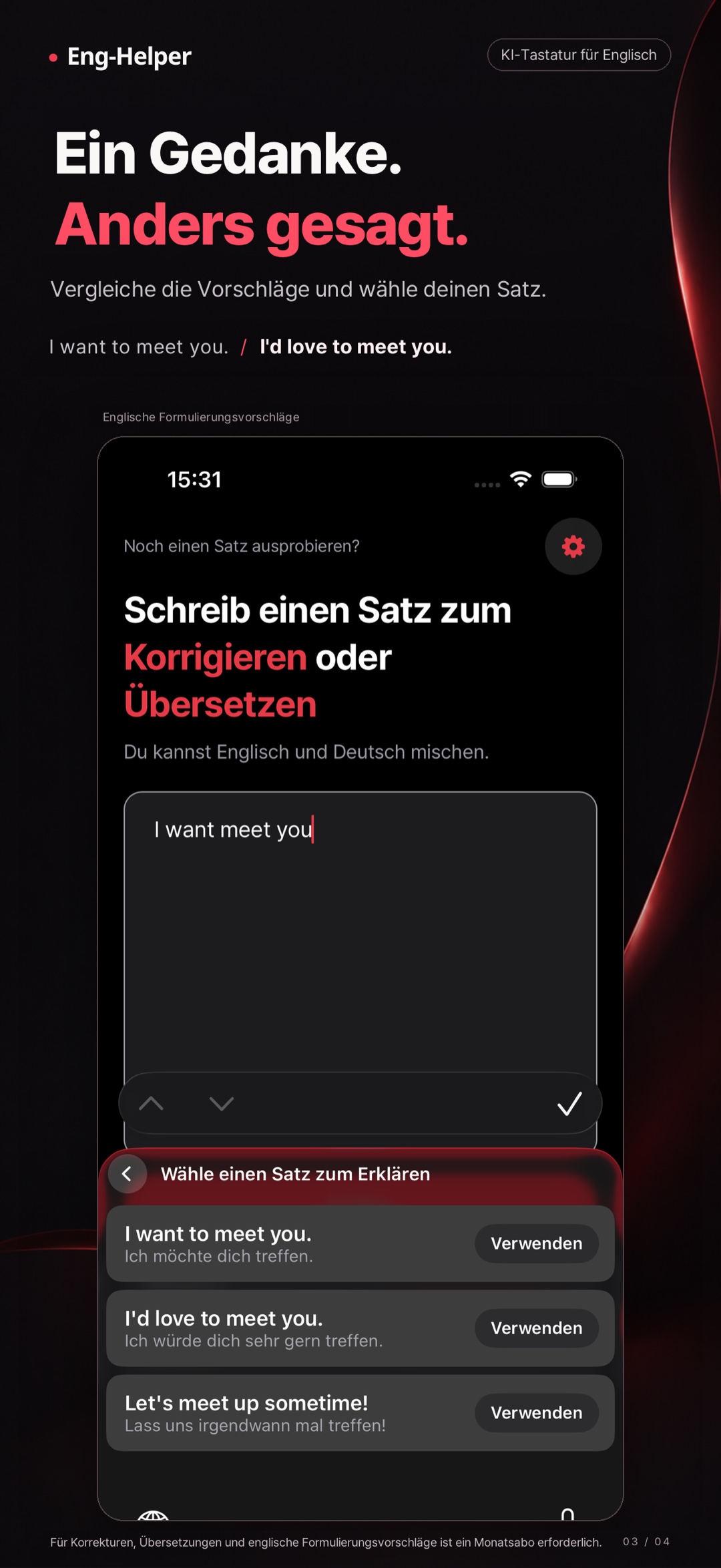 Eng-Helper: Englisch Korrektur