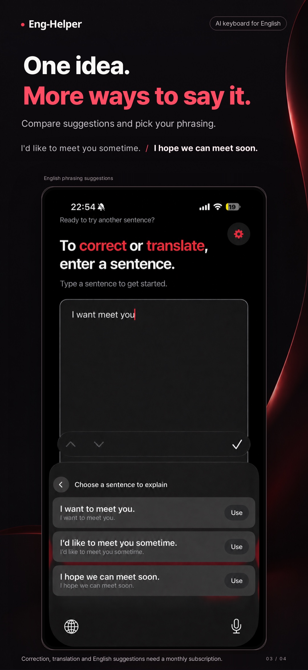 Eng-Helper: Grammar Keyboard