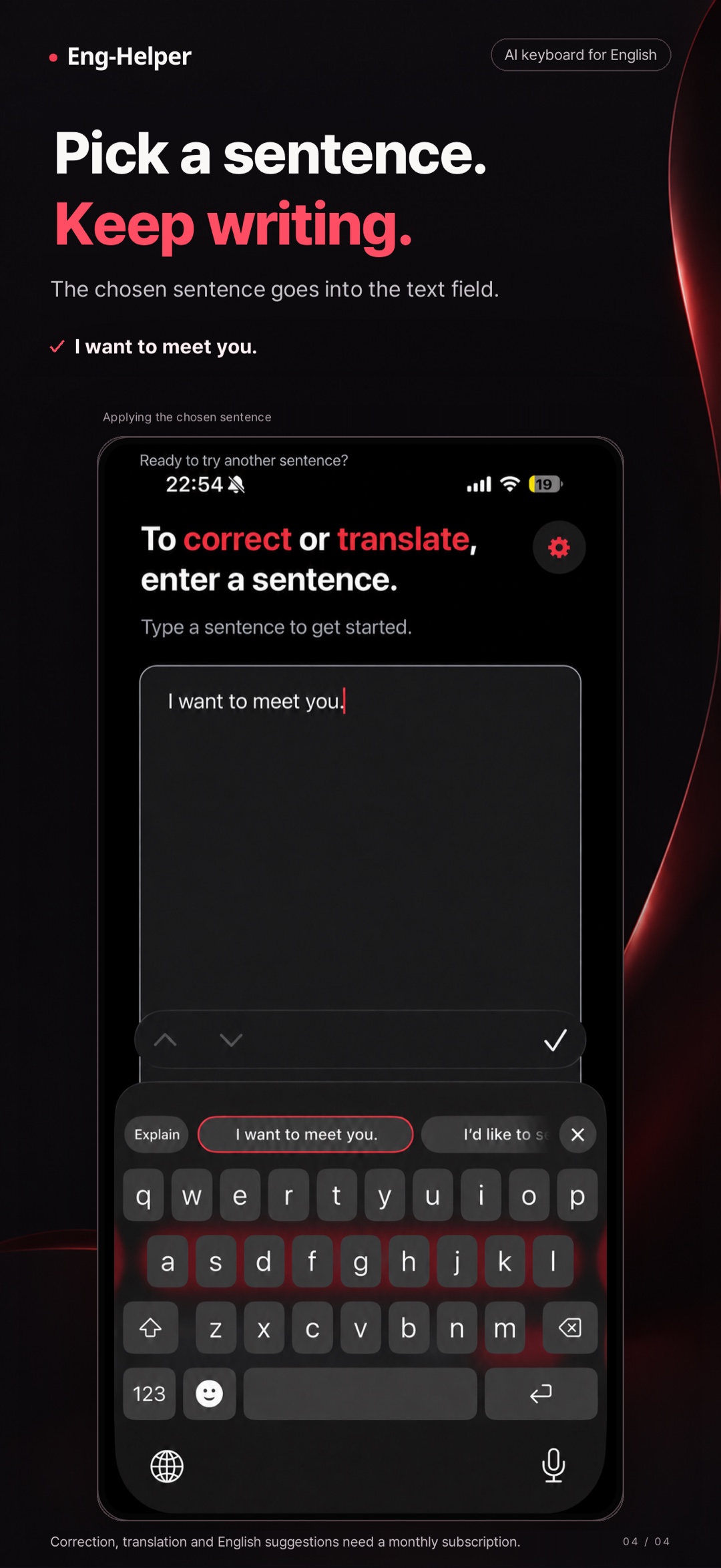 Eng-Helper: Grammar Keyboard