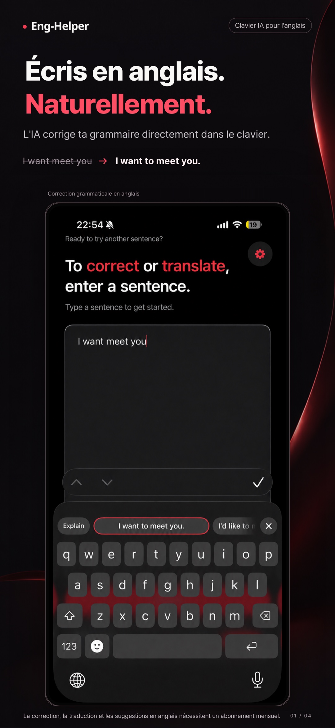 Eng-Helper: correcteur anglais
