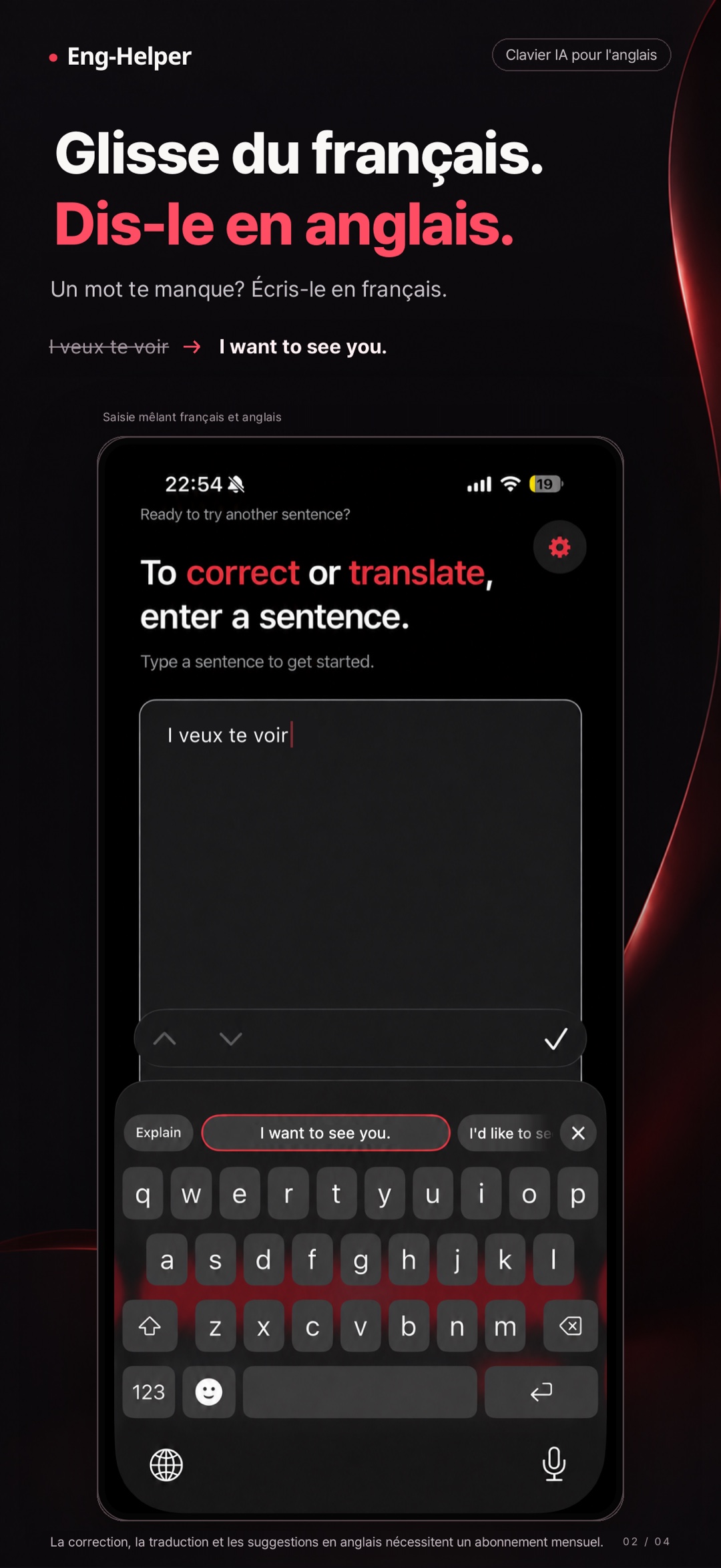 Eng-Helper: correcteur anglais