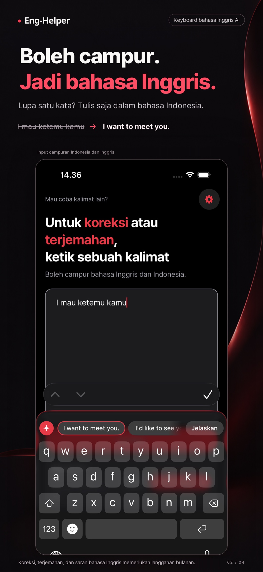 Eng-Helper: Koreksi Inggris