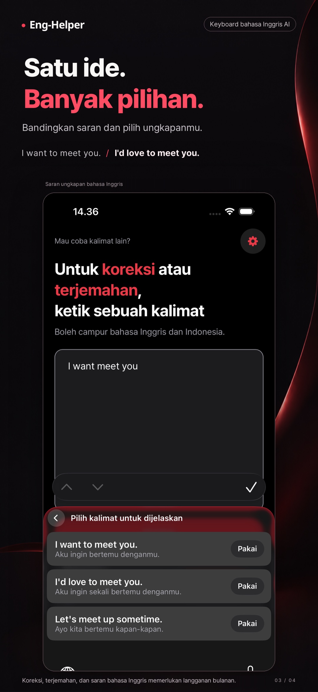 Eng-Helper: Koreksi Inggris
