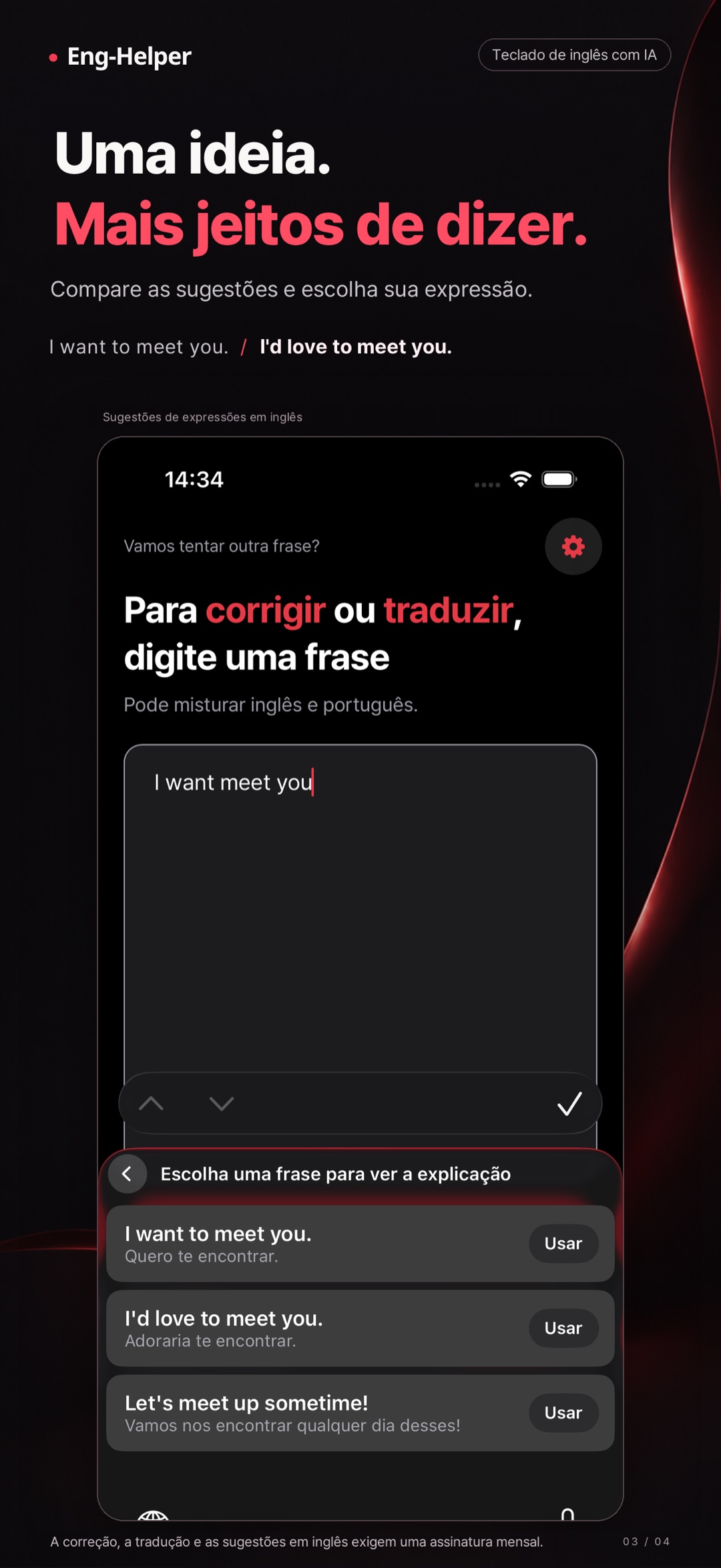 Eng-Helper: corretor de inglês