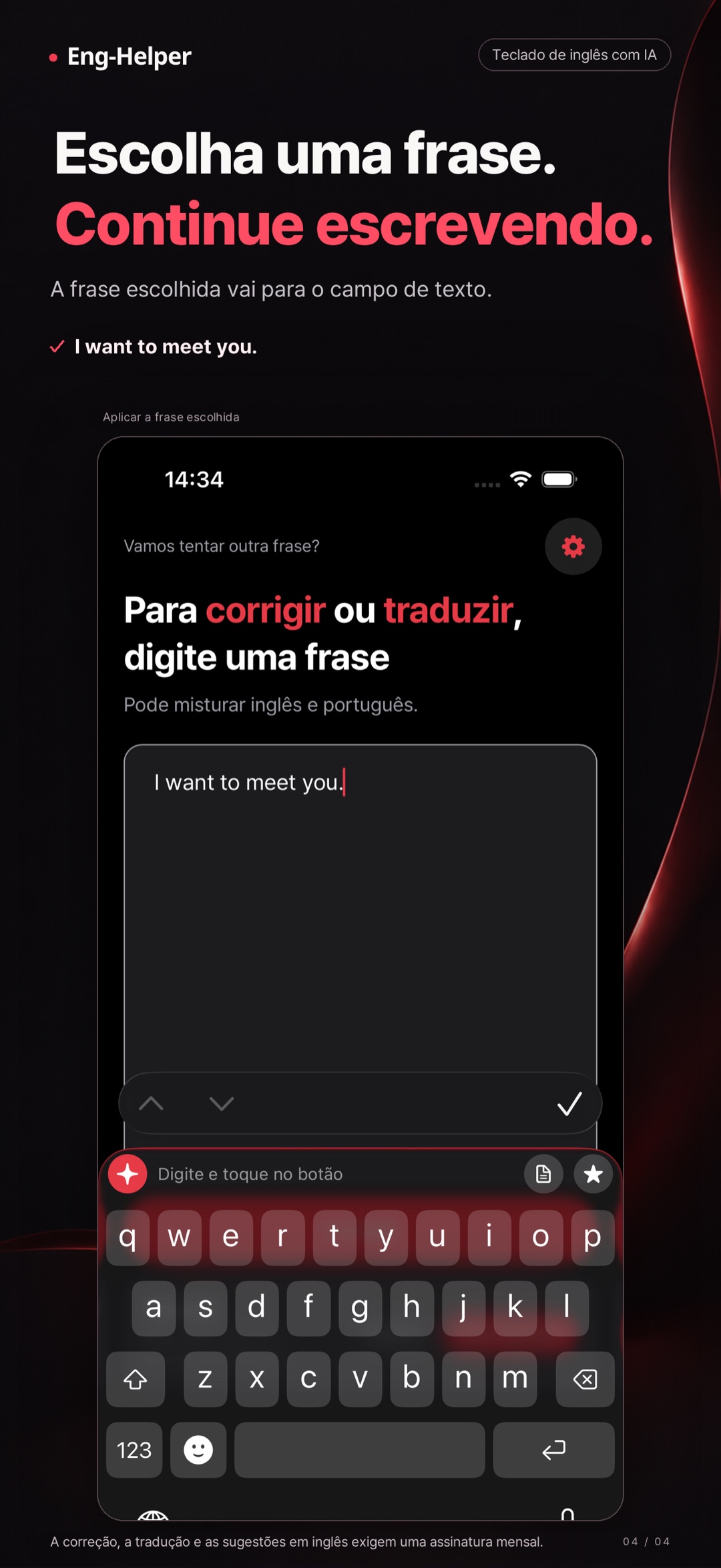 Eng-Helper: corretor de inglês
