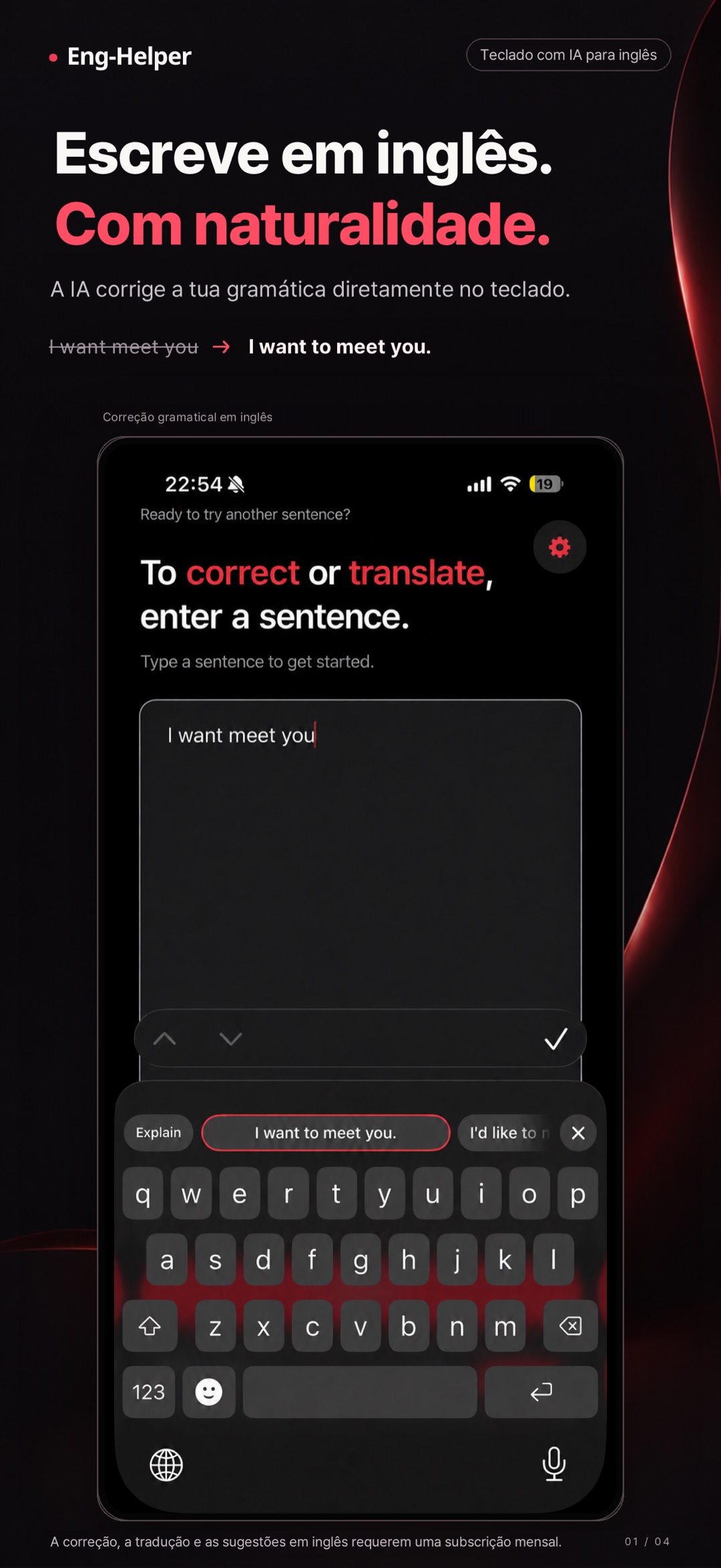 Eng-Helper: corretor de inglês
