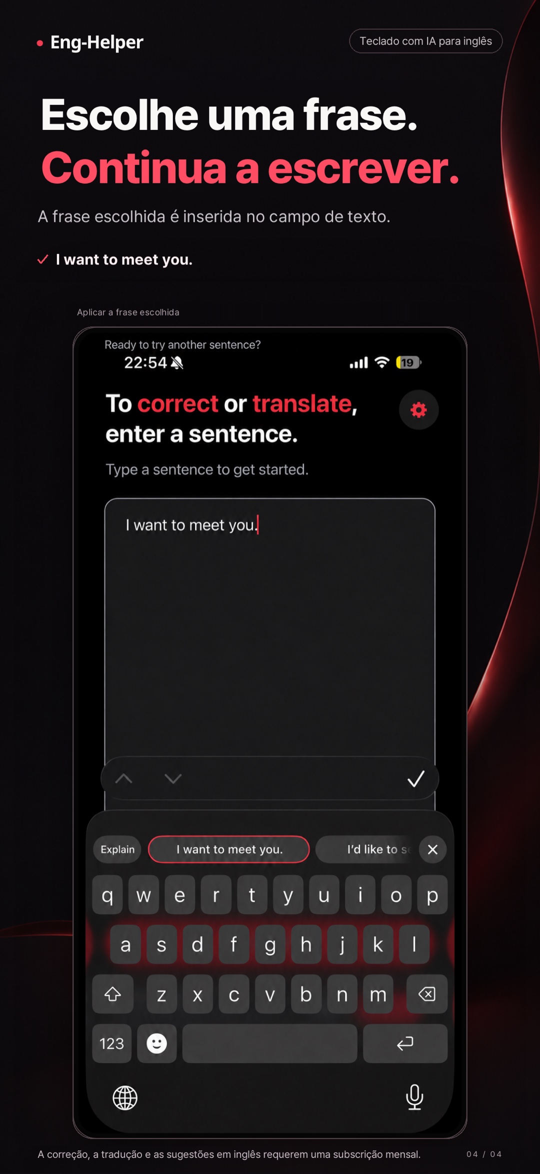 Eng-Helper: corretor de inglês